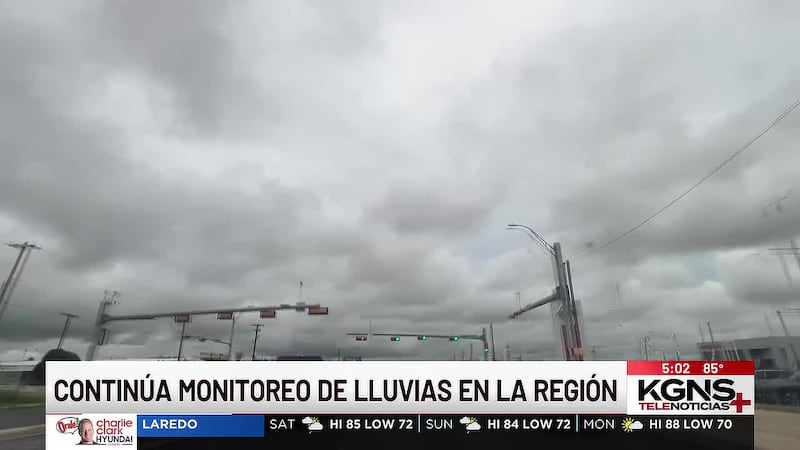 Autoridades de Laredo continúan monitoreo ante posibles lluvias en la región