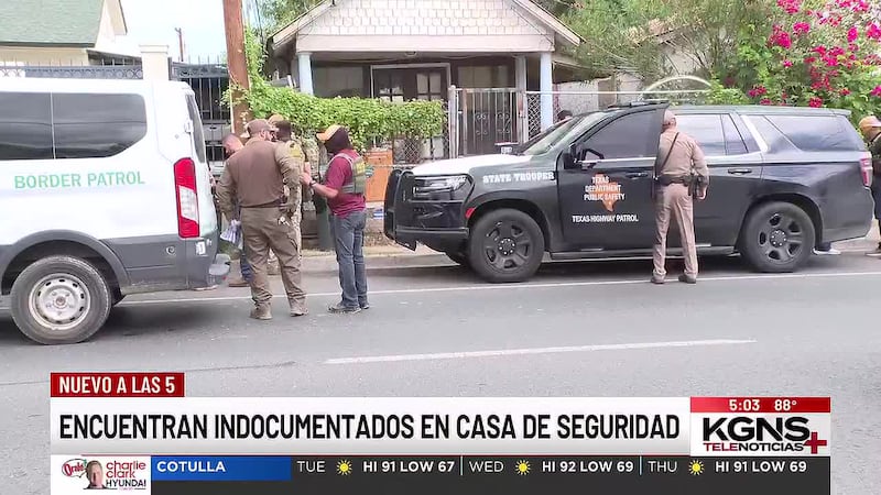 Encuentran a 5 inmigrantes indocumentados en casa de seguridad en Laredo