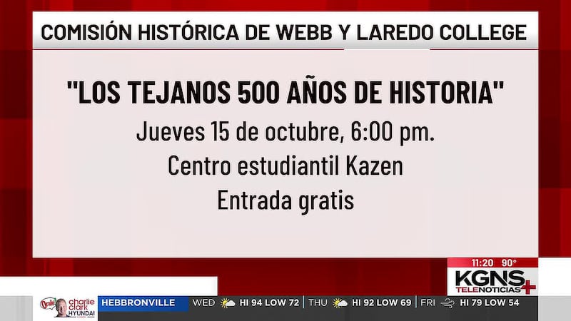 Laredo Cultural District invita a diferentes eventos en Laredo