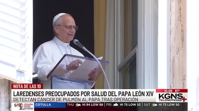 “Oramos por él”: Laredenses expresan preocupación por la salud del papa León XIV