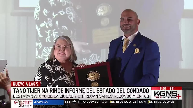 Juez Tano Tijerina rinde informe del estado del condado de Webb