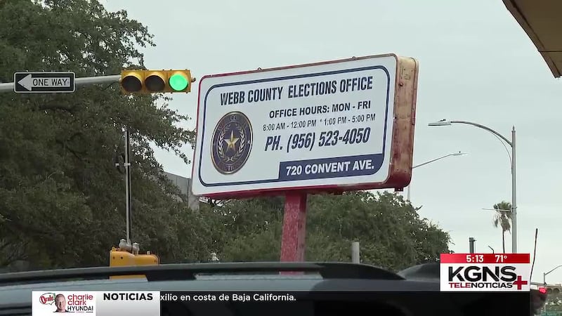 Condado de Webb se prepara para el inicio de la votación anticipada el lunes
