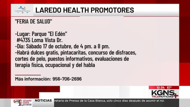 Laredo Health Promotores realizará feria de salud gratis con temática de Halloween