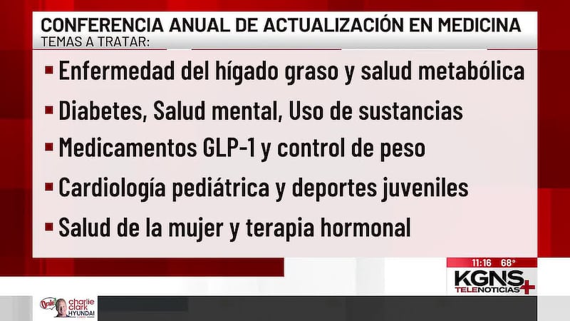 “AHEC” invita a conferencia anual de actualización en medicina en Laredo