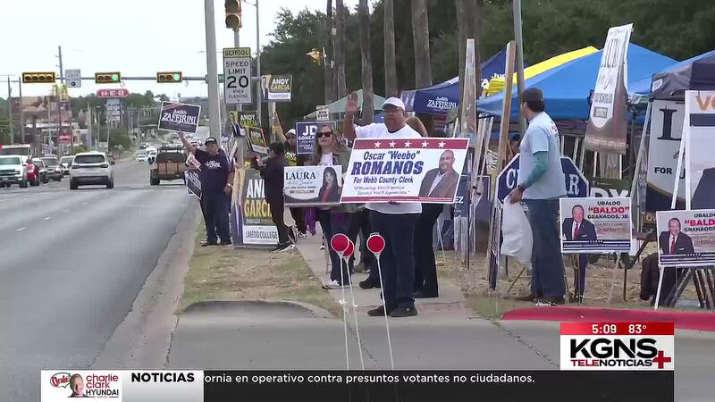 Inician votaciones anticipadas en el condado de Webb con 14 centros de votación