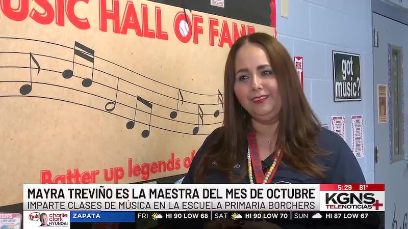 Mayra Treviño es nombrada Maestra del Mes