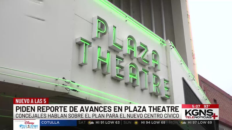 Piden reporte de proyecto de renovación de Plaza Theatre