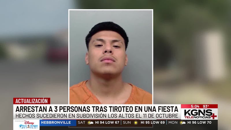 Tres sospechosos arrestados tras tiroteo en una fiesta en Laredo