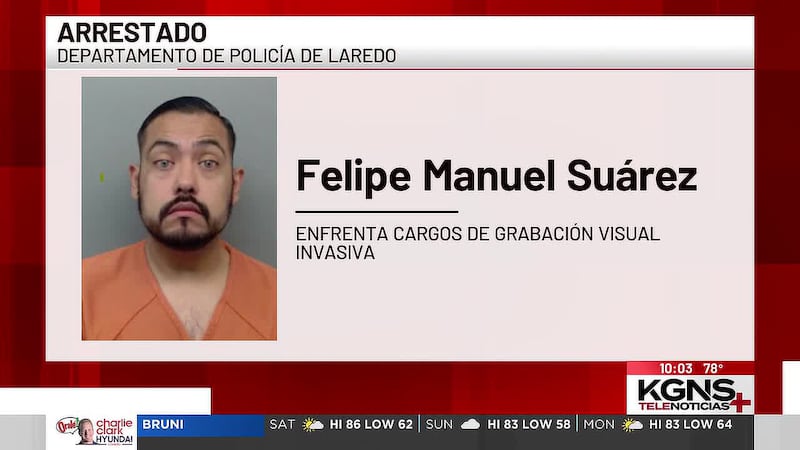 Arrestan a empleado de hospital de Laredo por grabación invasiva