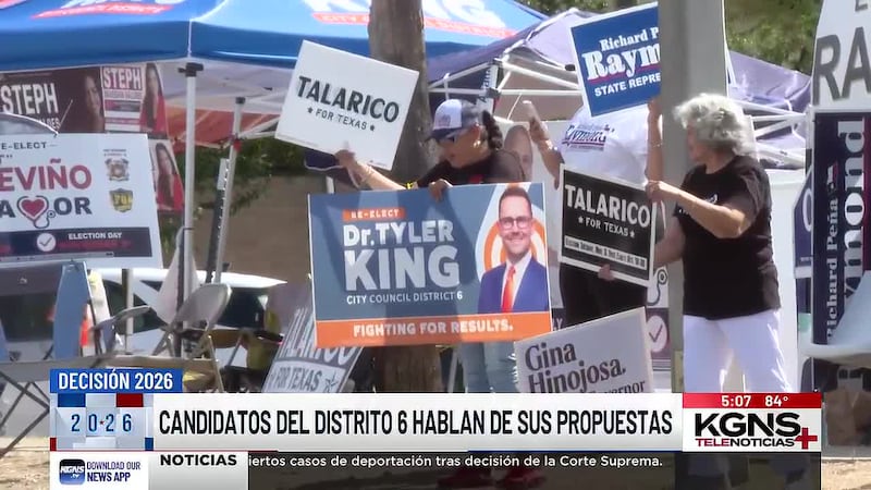 Agua y centro comunitario marcan las propuestas de los candidatos del Distrito 6 de Laredo