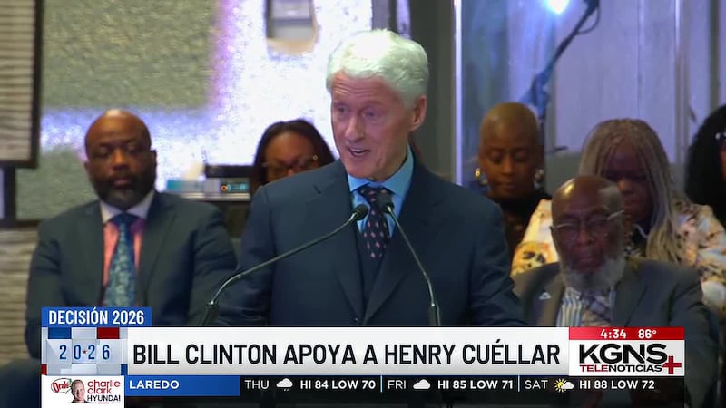 Bill Clinton respalda al congresista Henry Cuéllar en su campaña de reelección