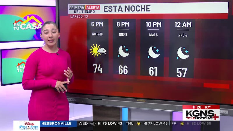 Descienden las temperaturas en Laredo