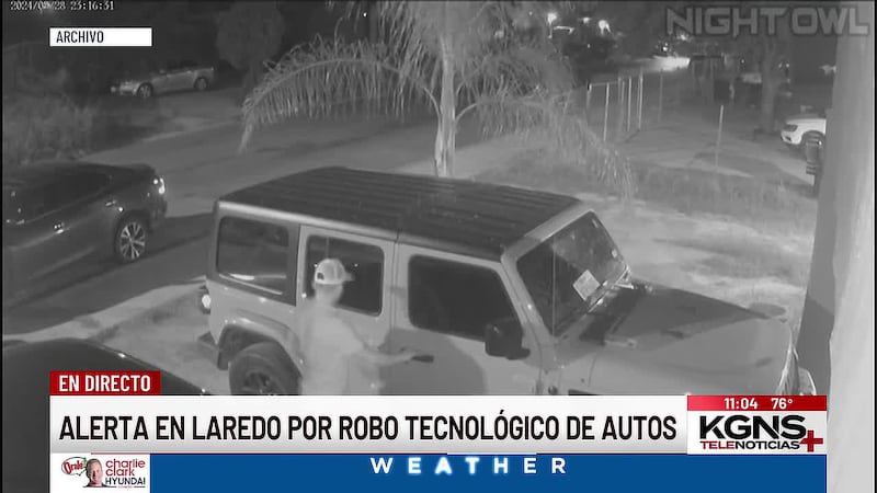 Alerta en Laredo por robo tecnológico de autos