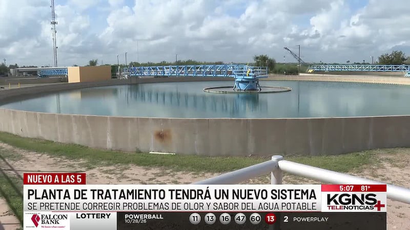 Instalan nuevo sistema para mejorar el olor y sabor del agua potable en Laredo