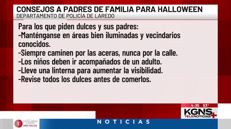 Medidas de seguridad durante celebraciones de Halloween