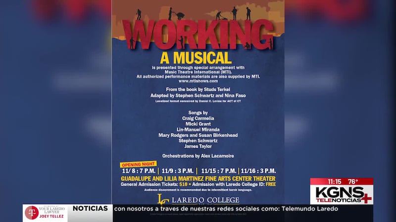 Laredo College invita a musical en el teatro del centro de bellas artes