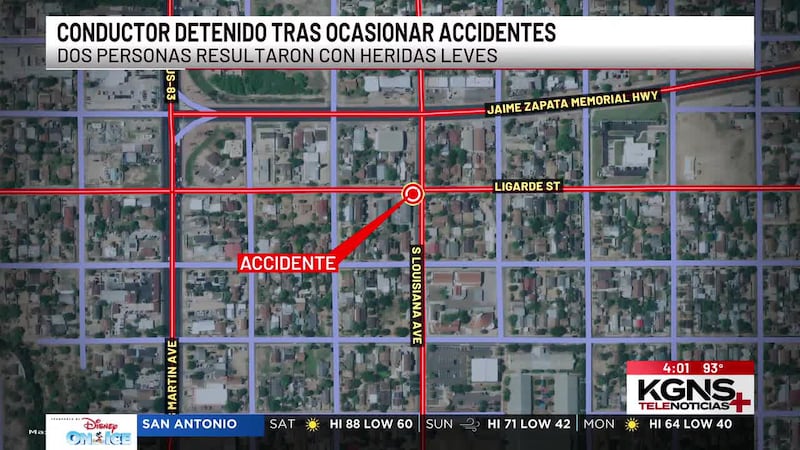 Conductor es detenido tras ocasionar accidentes