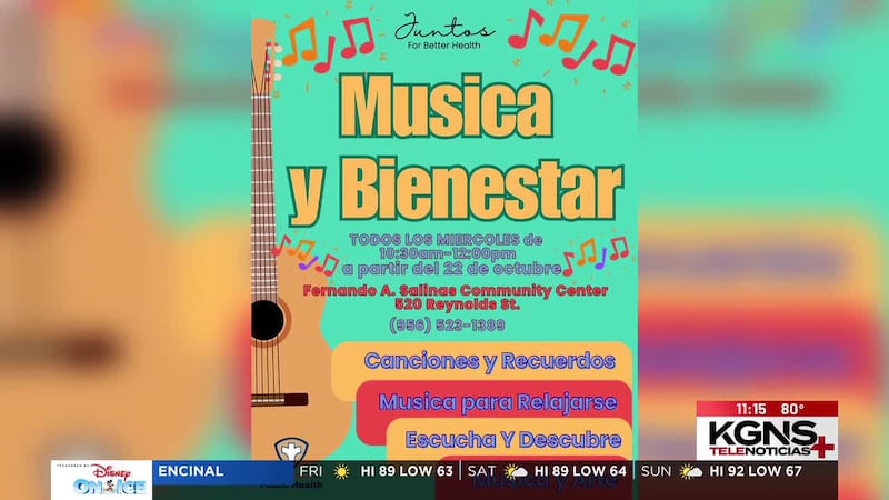 Juntos for Better Health invita a las clases "Música y Bienestar"