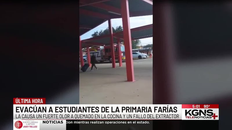 Evacuan a estudiantes de escuela primaria de LISD ante posible riesgo de incendio