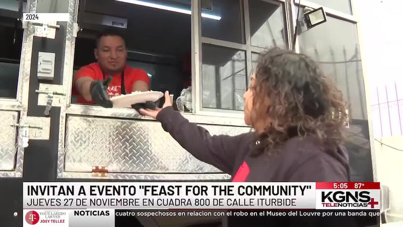 Invitan a comunidad de Laredo al evento “Feast for the Community”