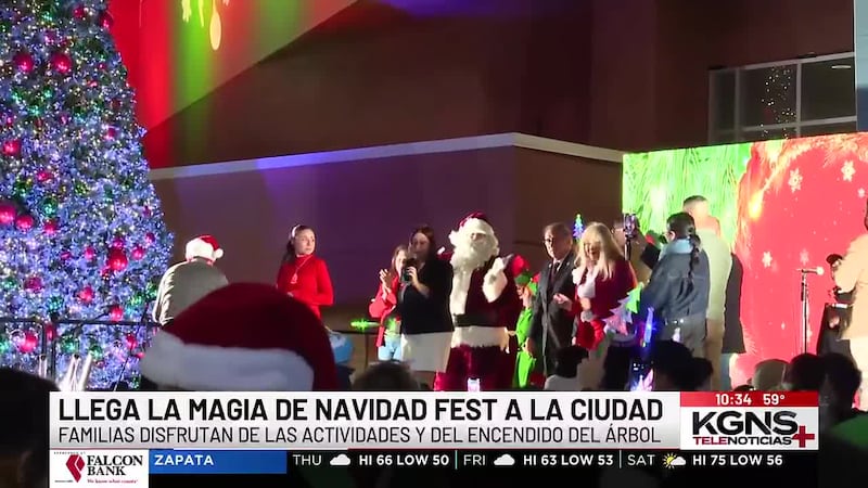 Laredenses disfrutan de Navidad Fest 2025