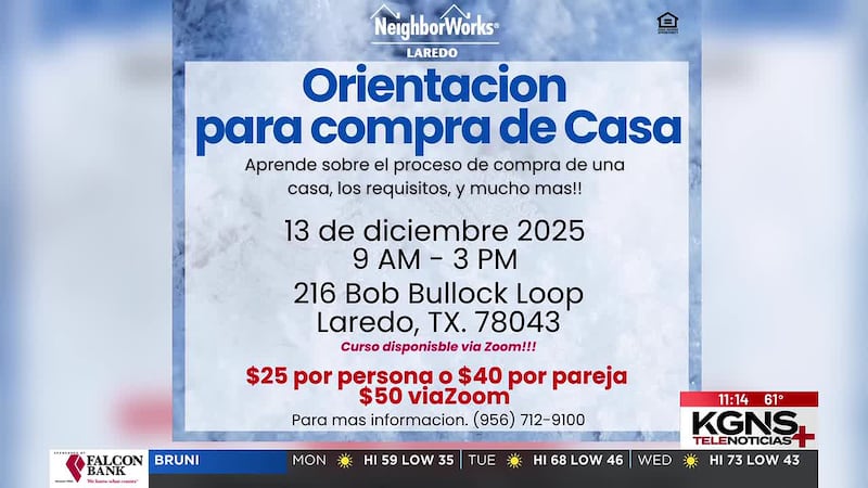 NeighborWorks Laredo ofrece orientación para compra de casa