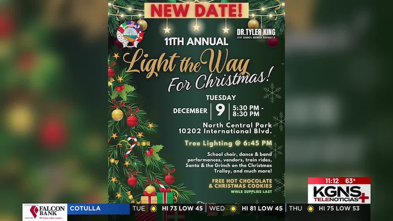 Municipio de Laredo invita a eventos navideños en sus parques