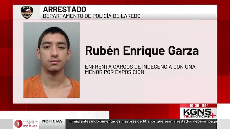 Hombre arrestado por exhibicionismo ante una menor