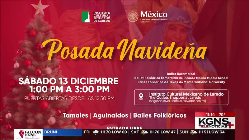 Consulado Mexicano en Laredo invita a Posada Navideña