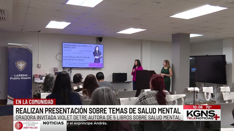 Realizan presentación sobre temas de salud mental en Laredo