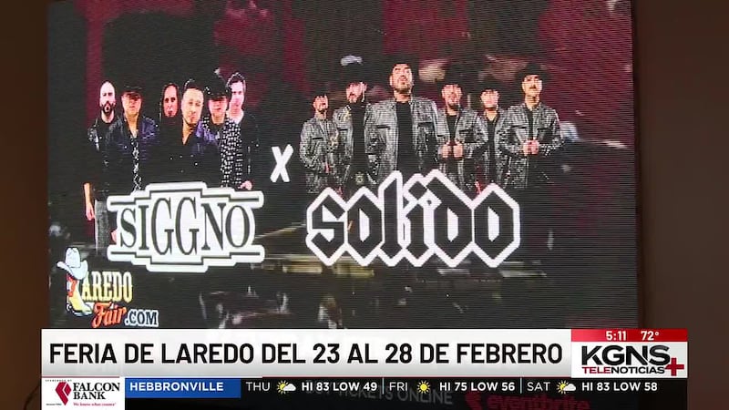 Anuncian grupos musicales para la Feria de Laredo 2026