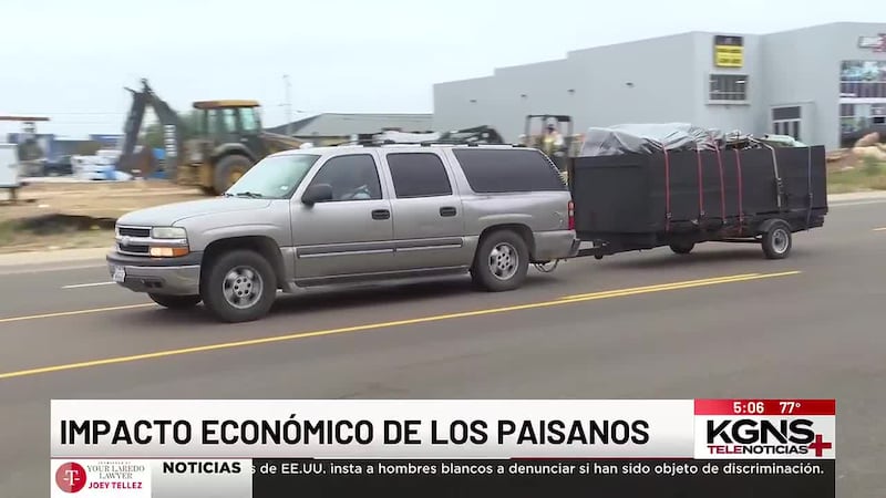 Impacto económico de los paisanos en Laredo