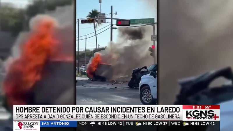 ACTUALIZACIÓN: Hombre detenido por causar incidentes en Laredo